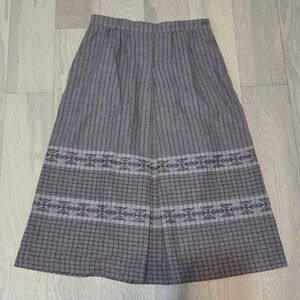 Vintage 80s Wool Blend Skirt